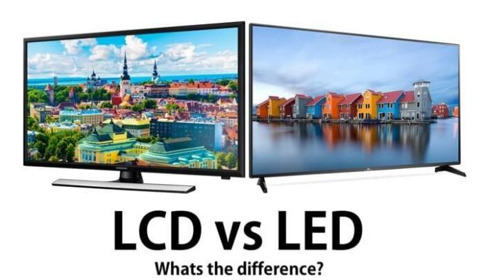 O diferente TVs LED e LCD?