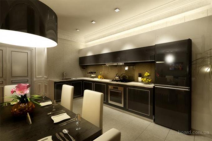 projeto da cozinha da sala de estar 20 m²