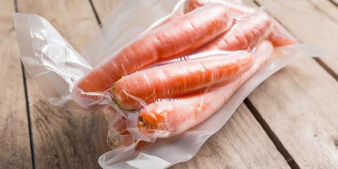 Como armazenar cenouras - uma maneira comprovada