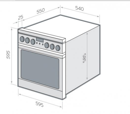 As dimensões dos aparelhos variam dependendo da área da cozinha