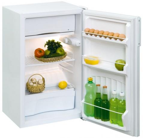 Um pequeno refrigerador pode ser suficiente para uma ou duas pessoas.