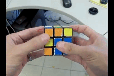 Como montar o cubo de Rubik através de dois movimentos