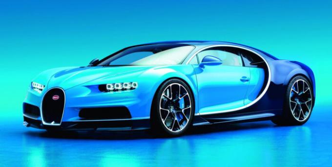 O carro desejável a maioria no mundo - Bugatti Chiron. 