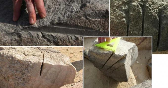 Traços de processamento de pedra - Fonte: https://peru-info.me/
