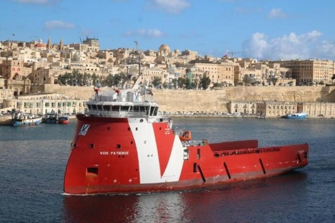 Navio de manutenção VOS Paciência. | Foto: hellenicshippingnews.com.