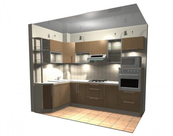 Projeto da cozinha 5 5 m² (51 fotos): como criar com suas próprias mãos, instruções, fotos, preço e tutoriais em vídeo