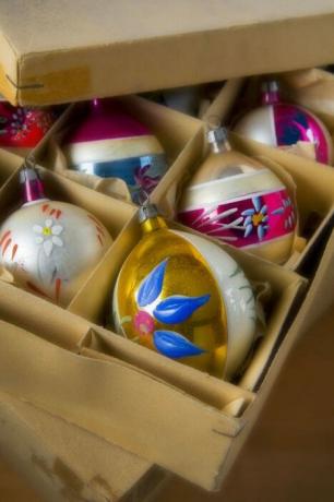 decorações de Natal - um tesouro frágil.