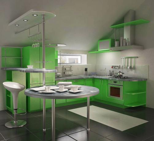 Uma solução de design original tornará sua cozinha especial