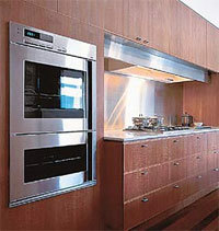 Eletrodomésticos embutidos em cozinhas de nova geração