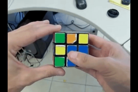 Como montar o cubo de Rubik através de dois movimentos
