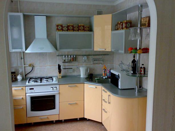 layout da cozinha 8 m²