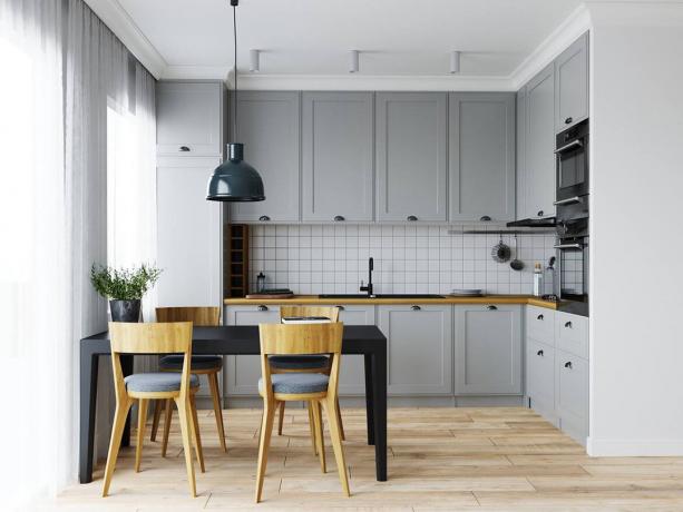 Como fazer uma cozinha confortável e bonito: dicas de designer 10