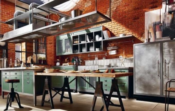 Cozinha estilo loft (48 fotos): instruções em vídeo para decorar o interior de uma pequena cozinha com suas próprias mãos, preço, foto
