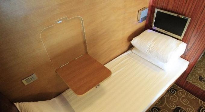 Mini-room hotel cápsula Sleepbox.