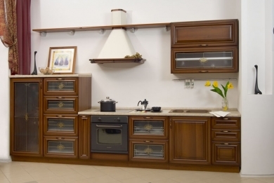 A cozinha de Afrodite é uma das séries mais comuns de móveis de cozinha.