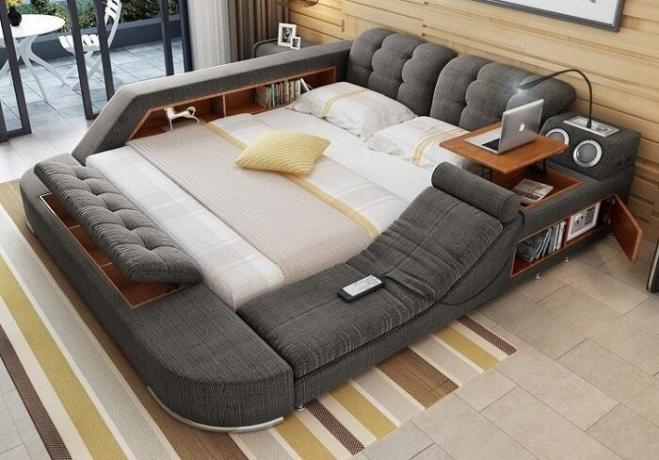 Multifuncional cama maravilhosa.