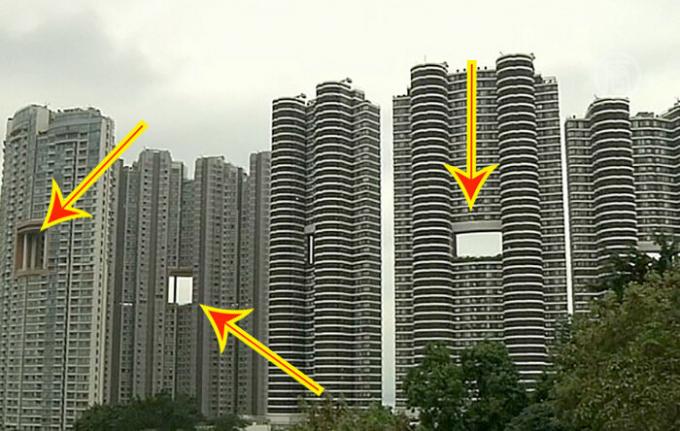 Por que construir em Hong Kong arranha-céus "holey"
