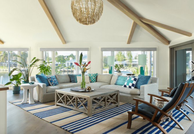 3 lindas salas de estar em estilo de praia: ideias para clima de verão