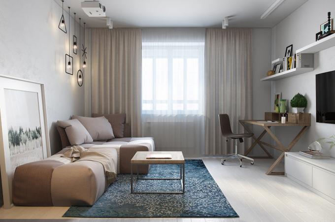 O interior da semana: 29 m² apartamento aconchegante no estilo escandinavo