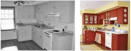 Renovação de cozinha antes e depois