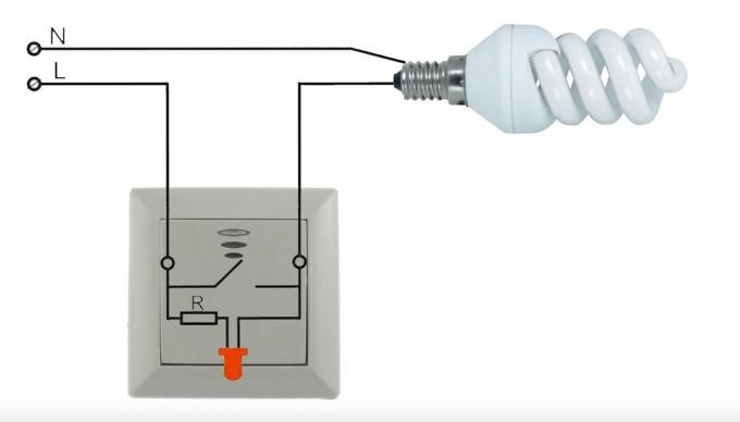 Interruptor de alimentação Iluminado: de problemas de conexão
