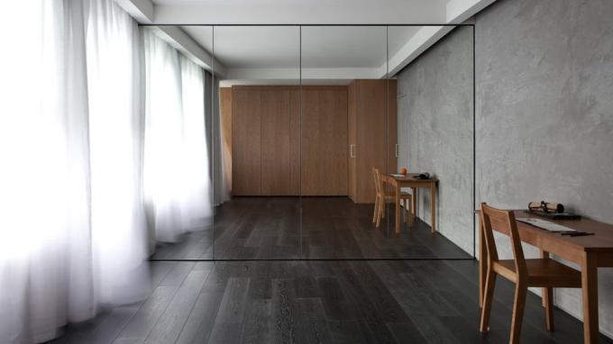A ilusão de espaço em 26 m²: onde e como esconder todos os móveis