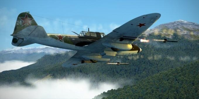 O que é sobre o nariz do lendário Il-2 foram depositados listras brancas